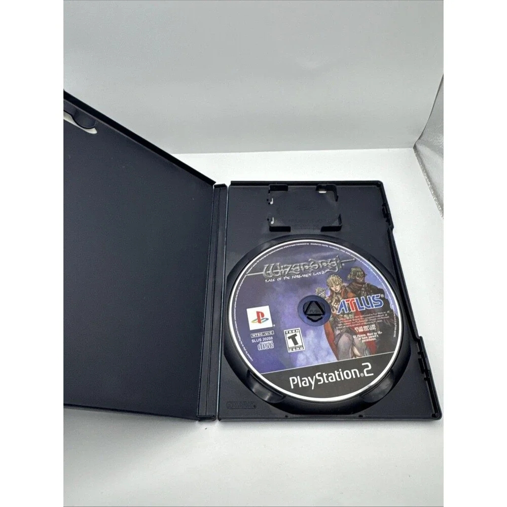 Wizardry: Tale of the Forsaken Land - Sony PlayStation 2 PS2 NO MANUAL Tested